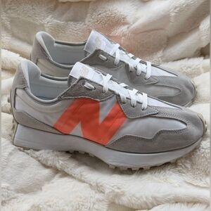 New Balance 327 Rain Cloud Vibrant Orange